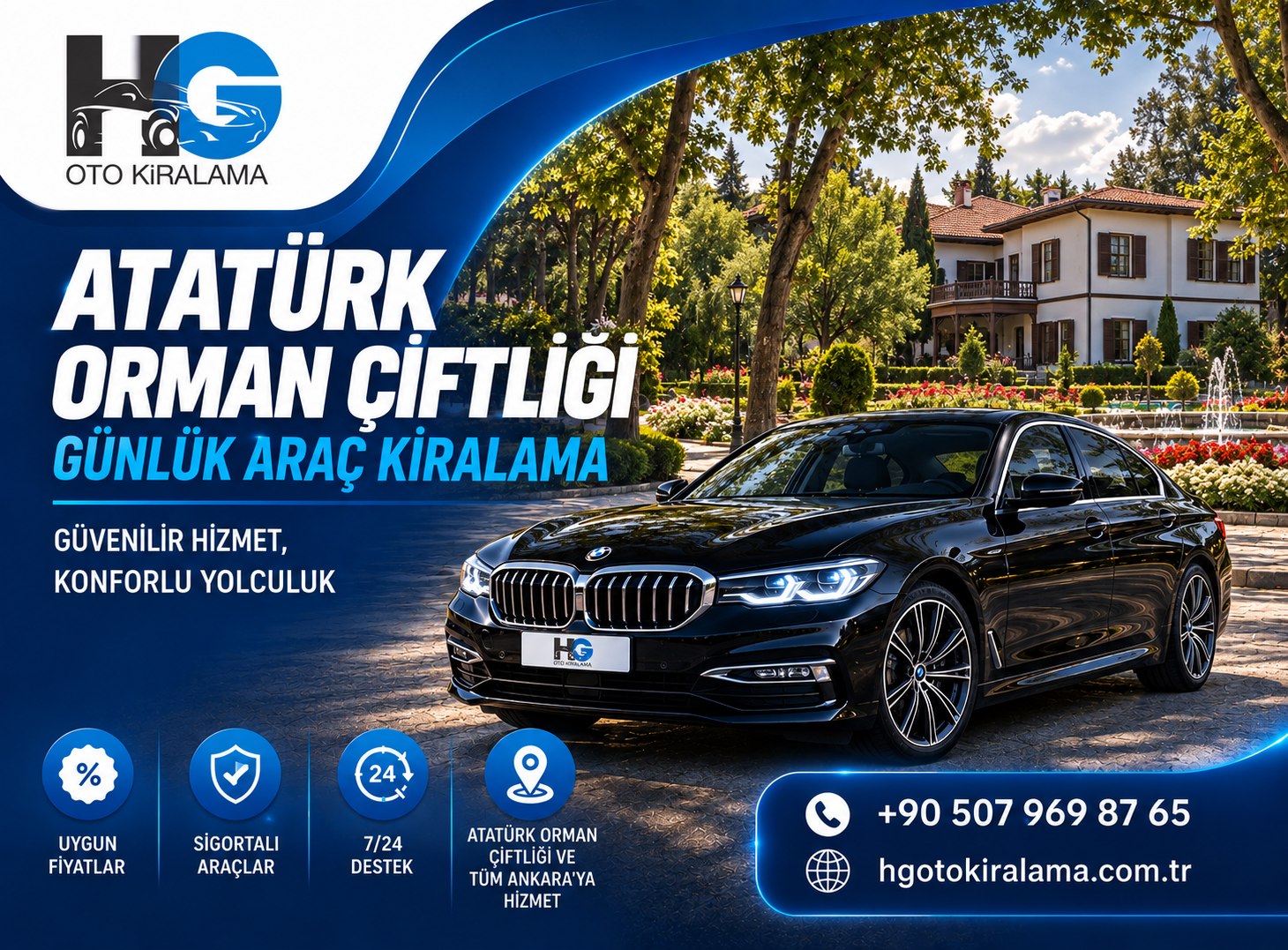 Atatürk Orman Çiftliği Araç Kiralama